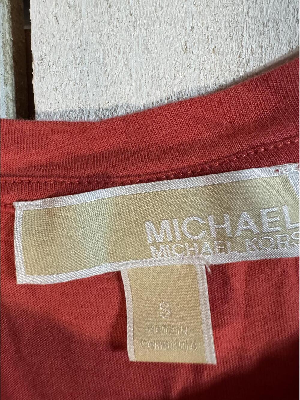 Michael Kors Puff Sleeve Red Top Size S - Picture 6 of 6
